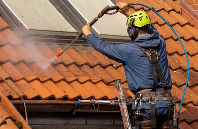 Démoussage et hydrofuge de toiture à Gatey